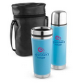 Leatherette Tumbler / Vacuum Bottle Gift Set